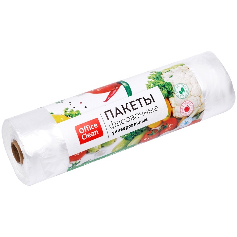 

OfficeClean 30х40 см, 12 мкм, рулон на втулке, 500 шт, Прозрачный, 30х40 см, 12 мкм, рулон на втулке, 500 шт