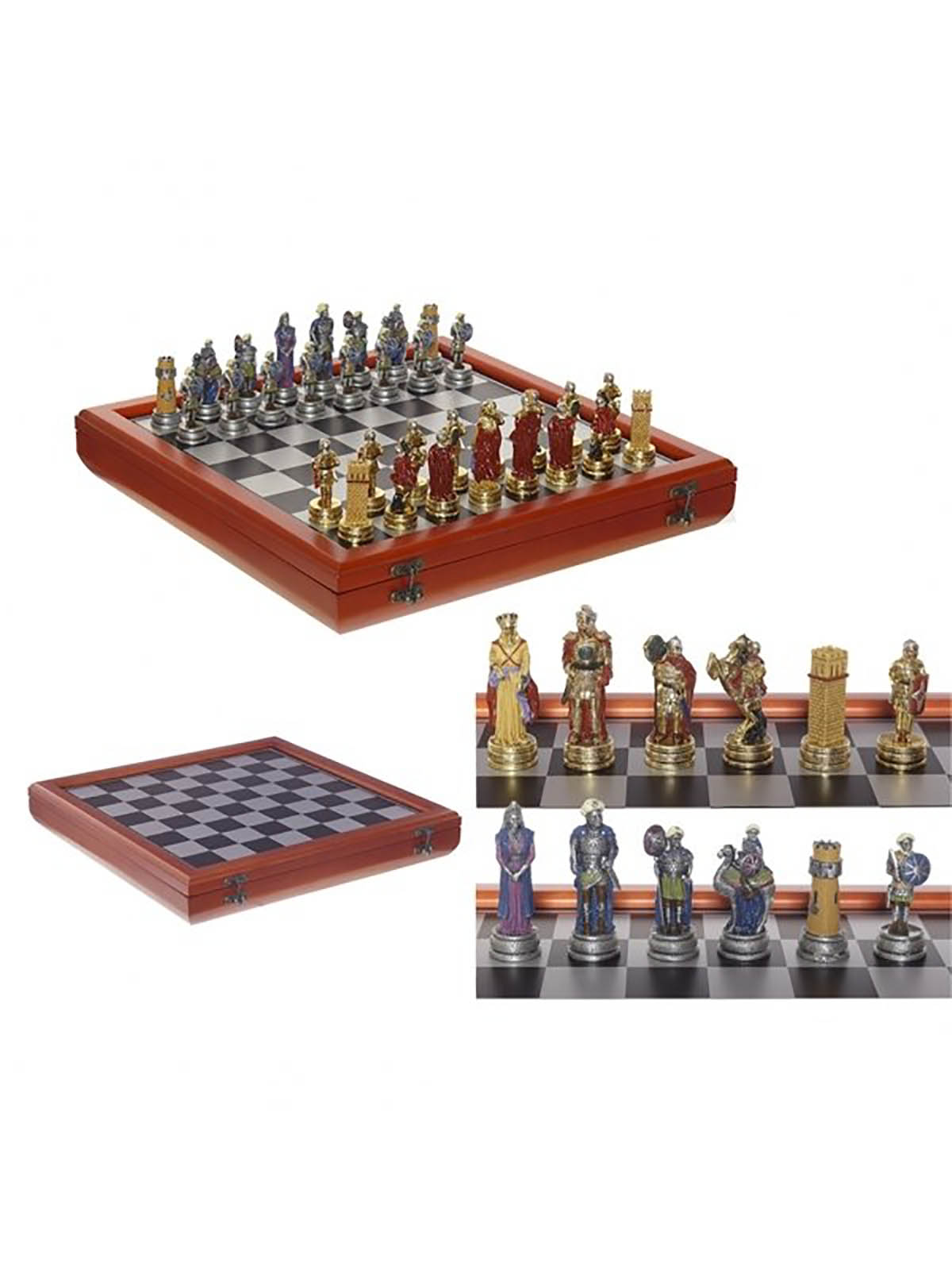 Шахматы деревянные Remecoclub Христиане и Арабы 71428 40x40 см узнай с первого взгляда типовые приемы миттельшпиля навигатор для шахматистов разрядников