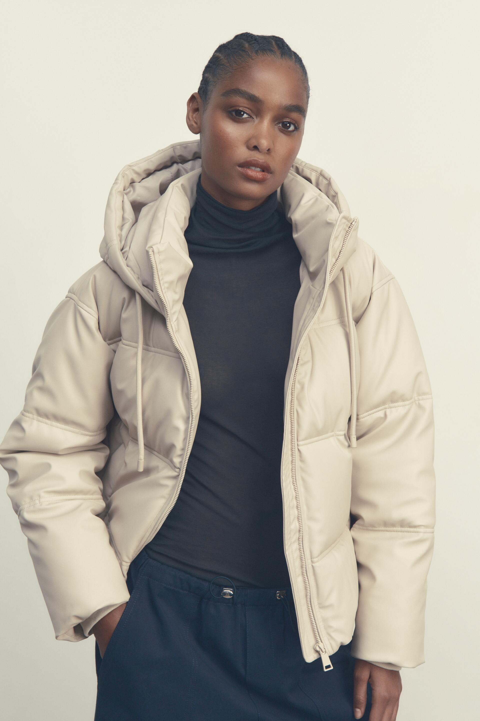 

Куртка женская ZARA 03046225 белая M (доставка из-за рубежа), Белый, 03046225