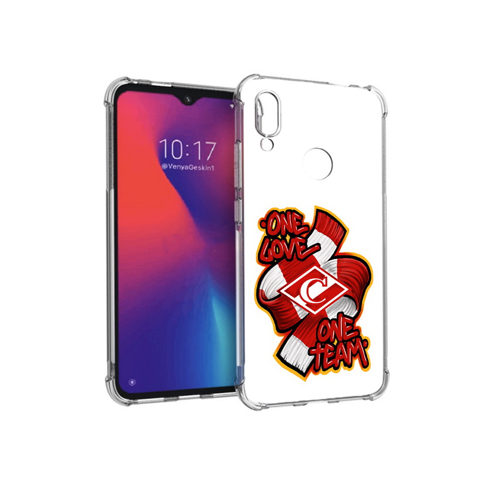 

Чехол MyPads Tocco для Xiaomi Redmi Note 7 ФК спарак 1 любовь (PT125338.275.184), Прозрачный, Tocco