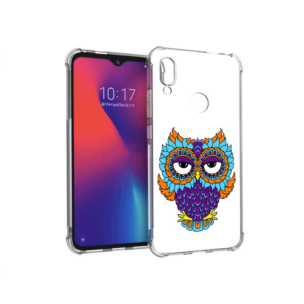 

Чехол MyPads Tocco для Xiaomi Redmi Note 7 Цветная сова (PT125338.275.198), Прозрачный, Tocco