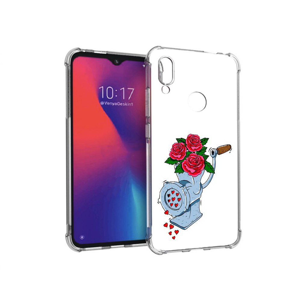 

Чехол MyPads Tocco для Xiaomi Redmi Note 7 Цветочные сердца (PT125338.275.199), Прозрачный, Tocco