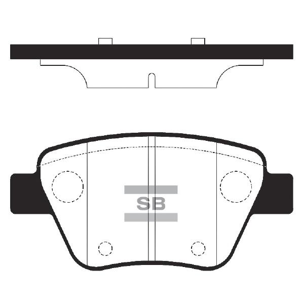 

Тормозные колодки Sangsin brake SP2314