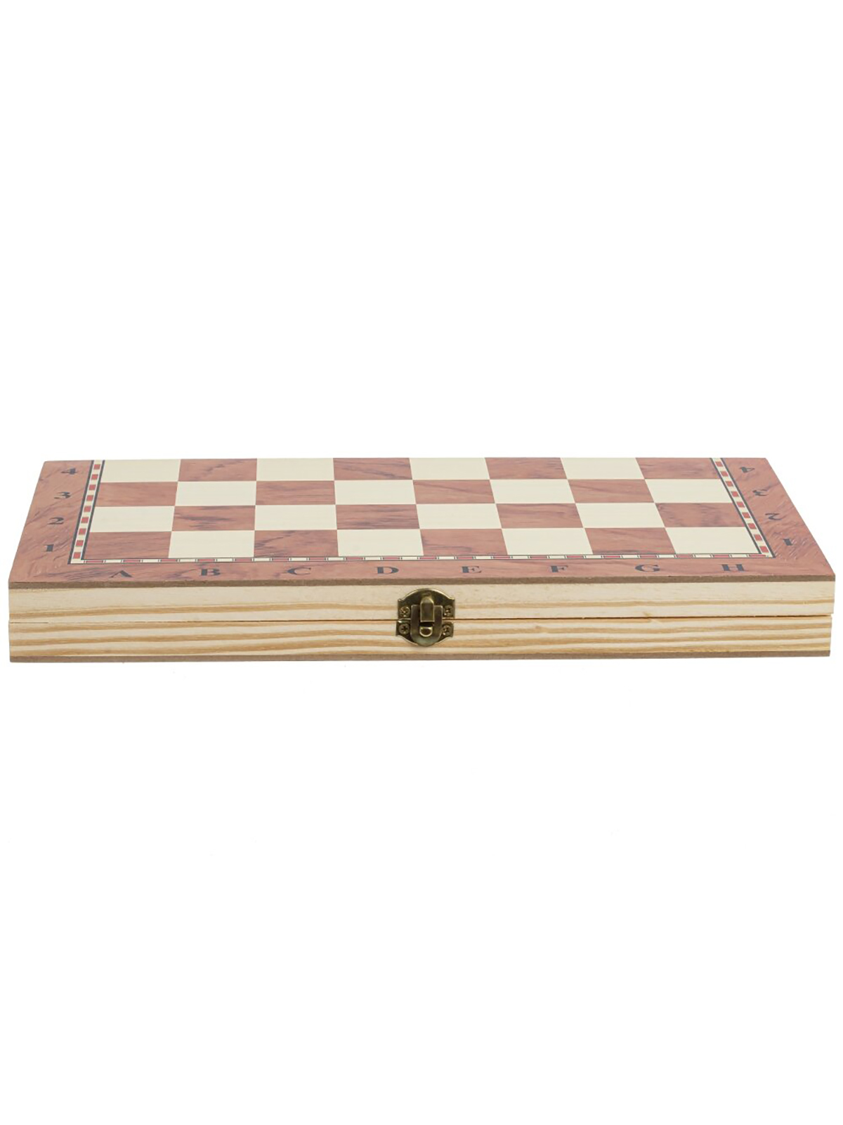 Шахматы шашки нарды 3 в 1 Remecoclub деревянные 782759 29x15x3 см