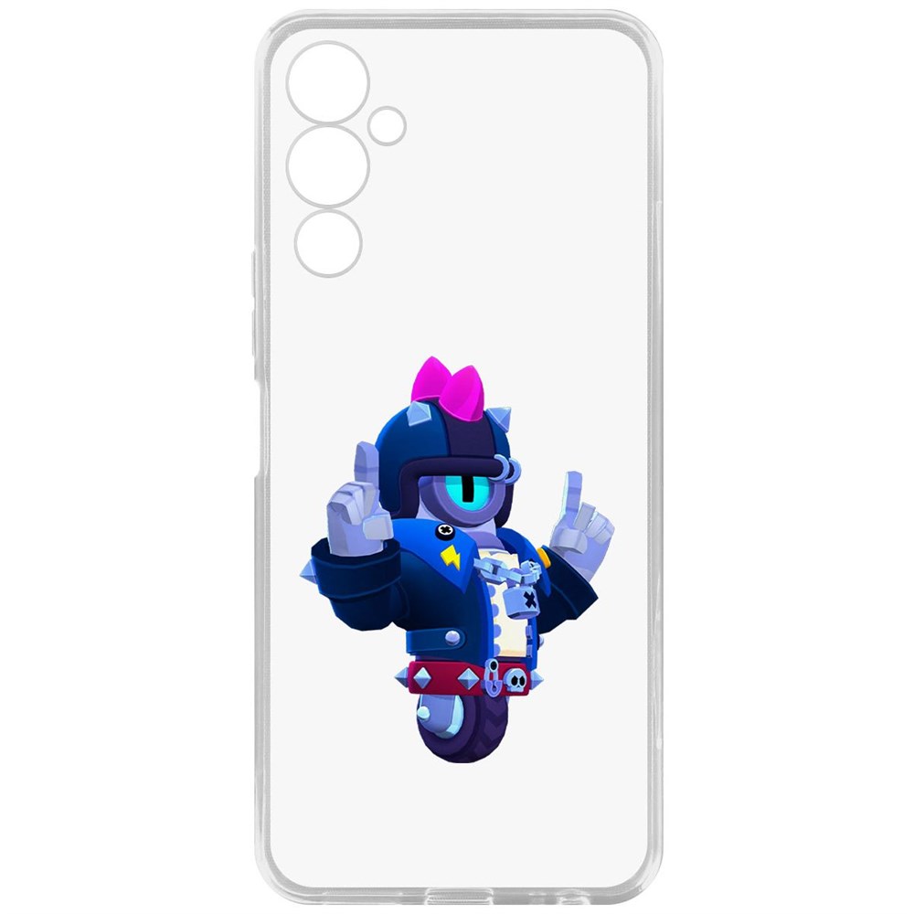 

Чехол-накладка Brawl Stars-Дикий Сту для Tecno Pova 4, Прозрачный