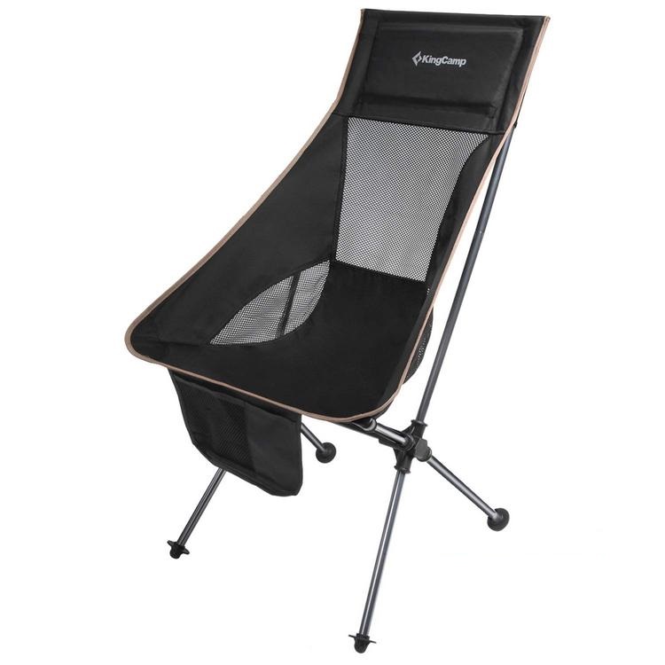 Кресло туристическое KING CAMP 1908 TALL SLING CHAIR раскладн алюм серый 9912₽