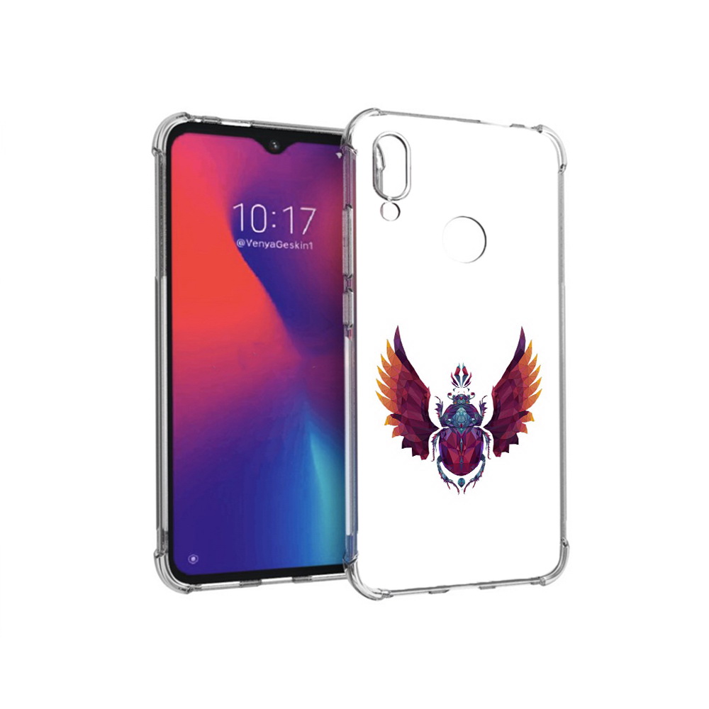 

Чехол MyPads Tocco для Xiaomi Redmi Note 7 алмазный скоробей (PT125338.275.219), Прозрачный, Tocco