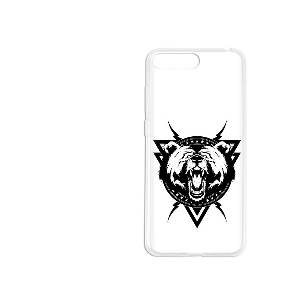 

Чехол MyPads Tocco для Honor 6 Plus медведь в треугольнике (PT11207.67.464), Прозрачный, Tocco