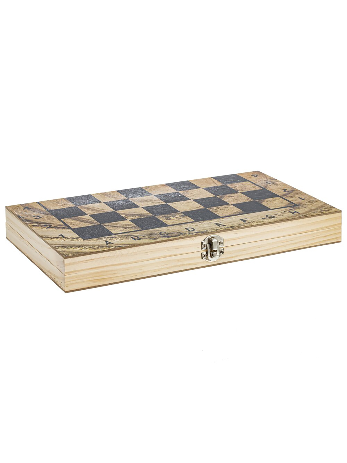 Шахматы шашки нарды 3 в 1 Remecoclub деревянные 796262 34x17x4 см