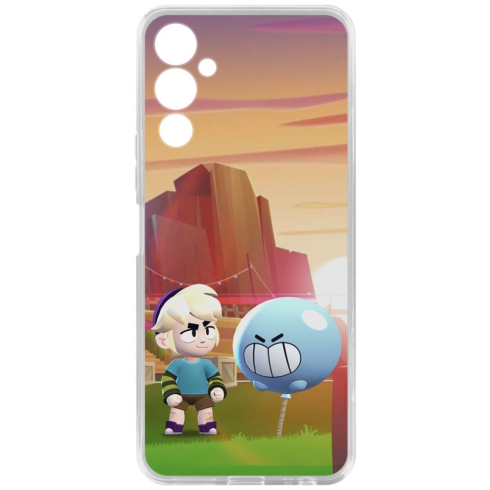 

Чехол-накладка Brawl Stars-Гас для Tecno Pova 4, Прозрачный