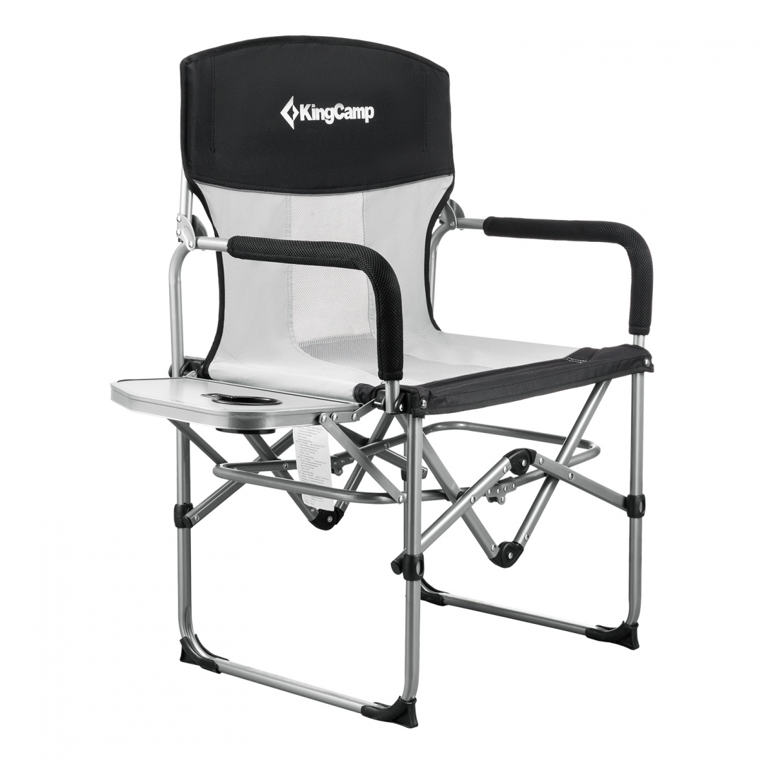 Кресло туристическое складное King Camp KC3824 Portable Director Chair (синий/серый)