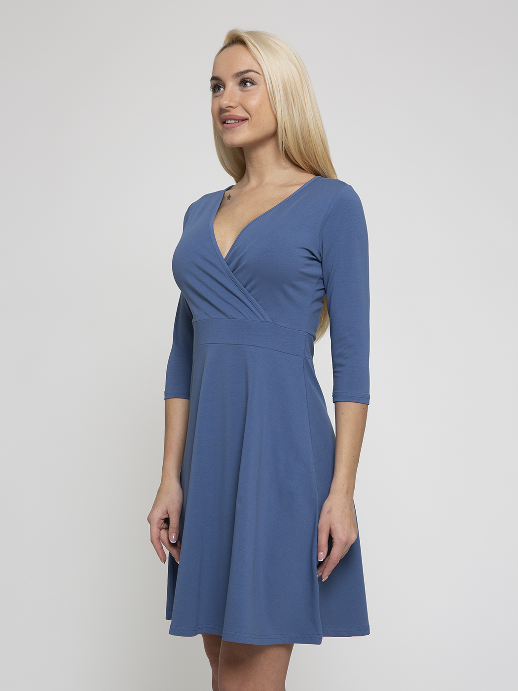 Платье женское Lunarable kelb018_ голубое L