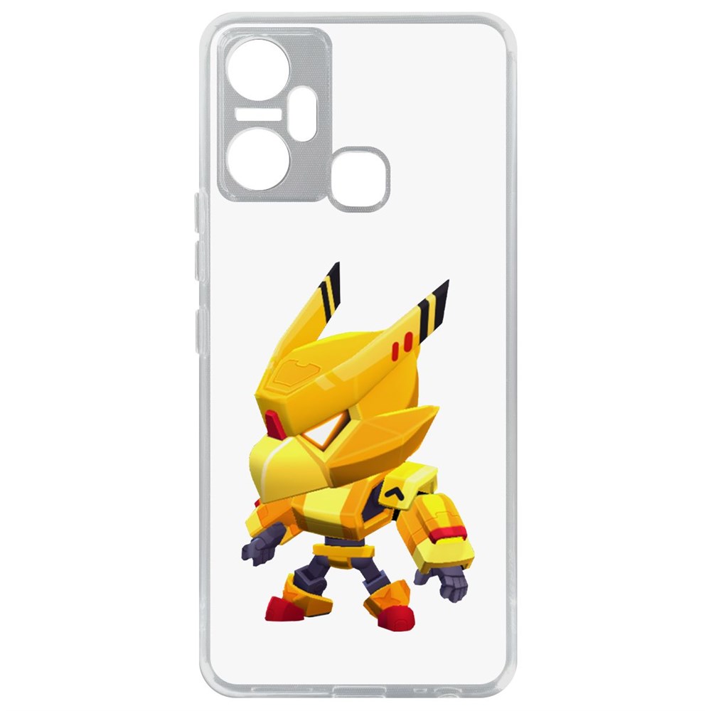 

Чехол-накладка Brawl Stars-Ворон Золотой Меха для Infinix Smart 6 Plus, Прозрачный
