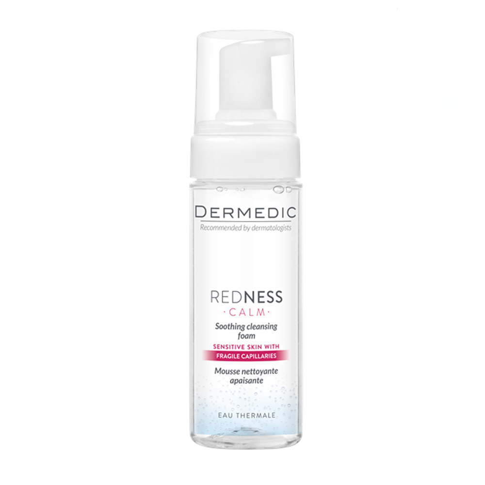 Пена для лица Dermedic Redness успокаивающая очищающая 150 мл.