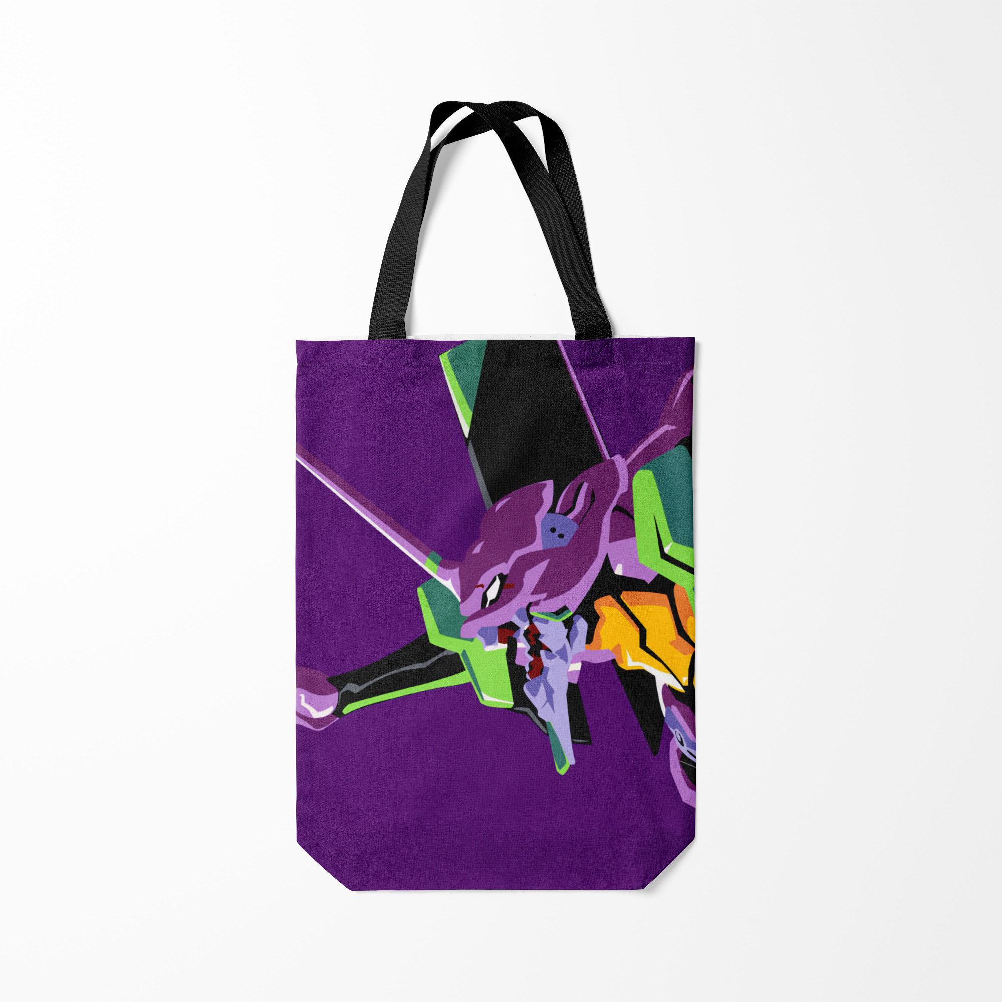 

Сумка шoппер унисекс Burnettie Евангилион, фиолетовый, Евангилион