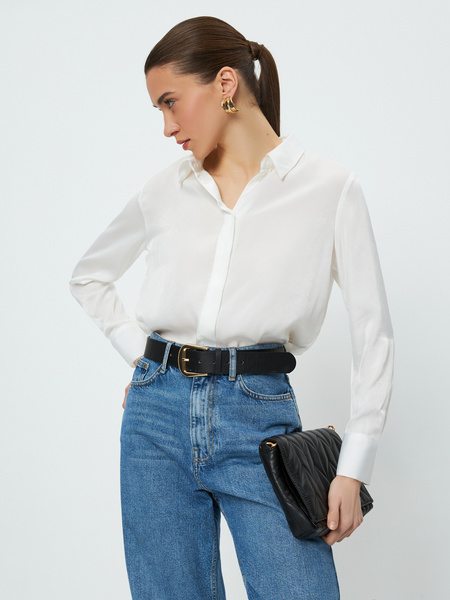 

Блуза женская ZARINA 3123113313 белая XS, Белый, 3123113313