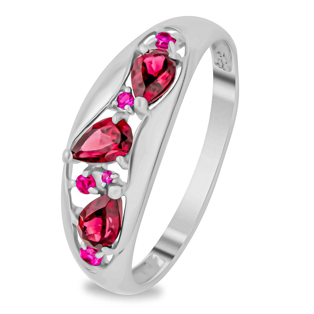 

Кольцо из серебра р. , 585Gold 701012950, рубин\родолит, 701012950