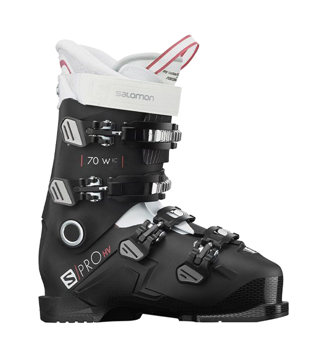 фото Горнолыжные ботинки salomon s/pro hv 70 w black/white/pink (20/21) (25.5)