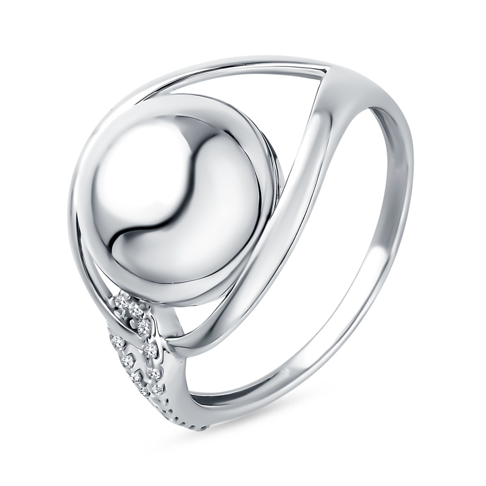 

Кольцо из серебра р.  585Gold 701012849, фианит, 701012849