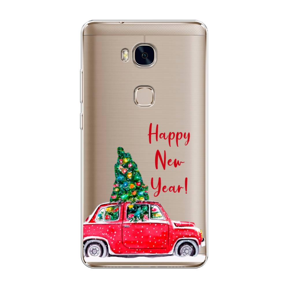 

Чехол для Honor 5X "Happy New Year", Красный;зеленый, 60550-5
