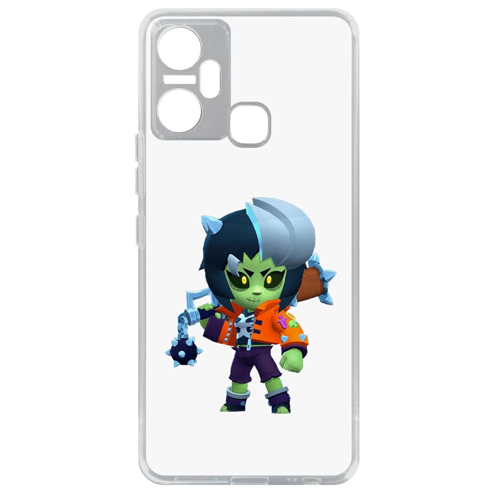 

Чехол-накладка Brawl Stars-ЗомБиби для Infinix Smart 6 Plus, Прозрачный