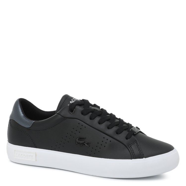 фото Кеды женские lacoste sfa0038 powercourt 0321 1 черные 37 eu