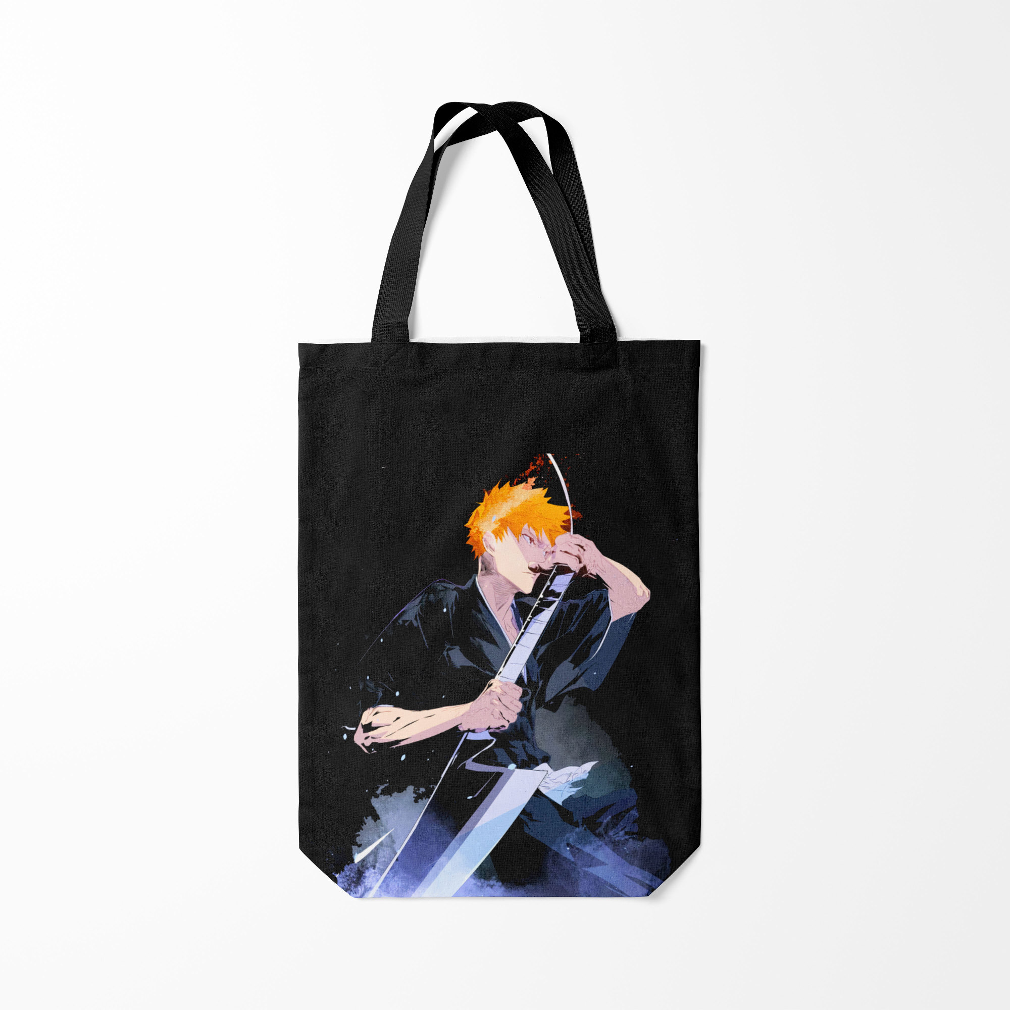 

Сумка шoппер унисекс Burnettie Блич Ичиго Курасаки в стойке Bleach, черный, Блич Ичиго Курасаки в стойке Bleach