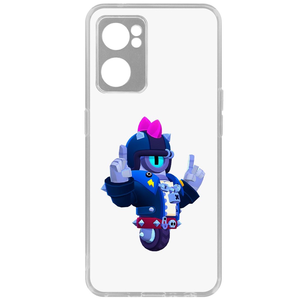 

Чехол-накладка Brawl Stars-Дикий Сту для Oppo Reno7 5G, Прозрачный