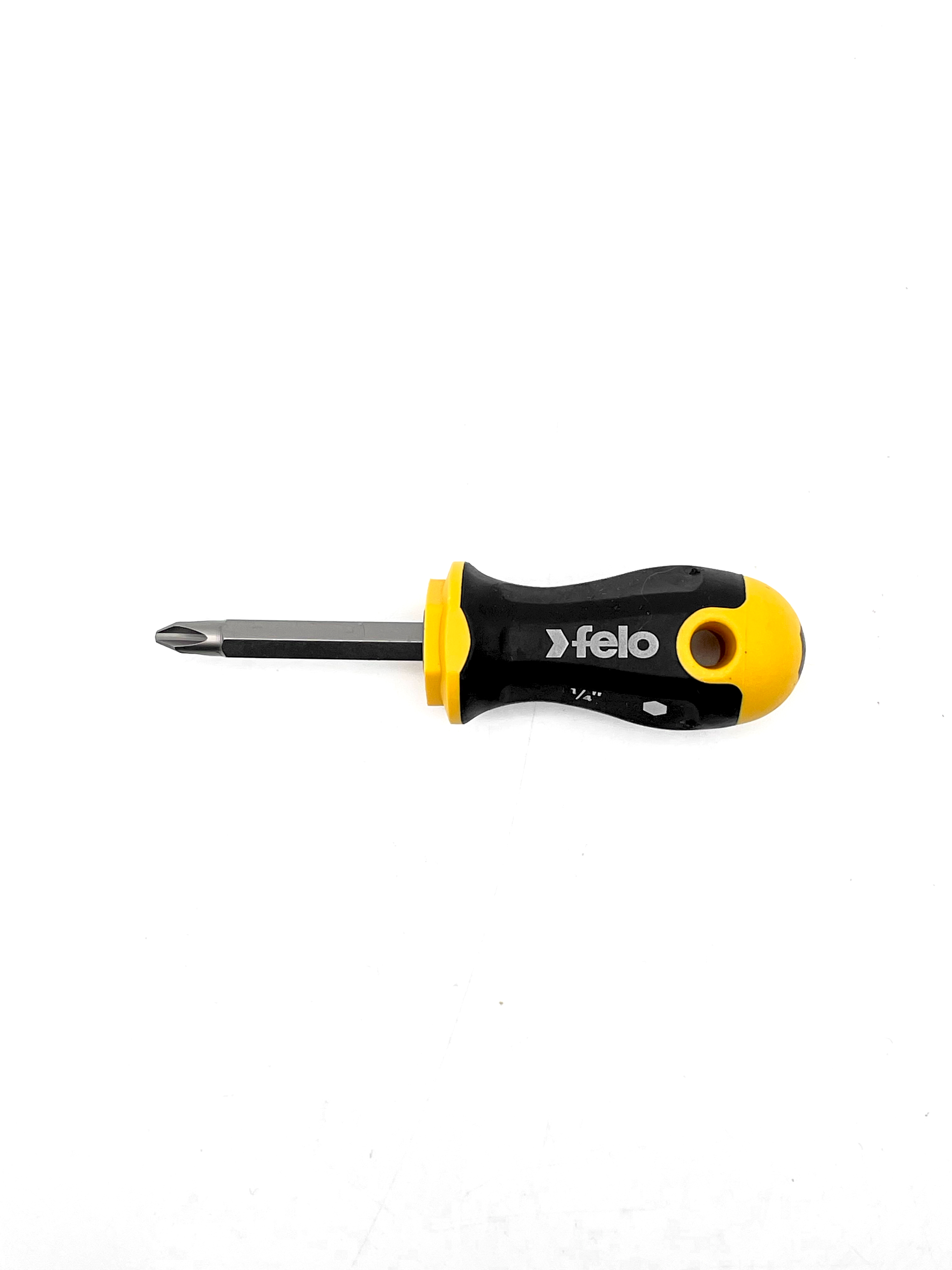 Отвертка Felo Ergonic Stubby с двухсторонней битой SL5.5хPH2 46926010