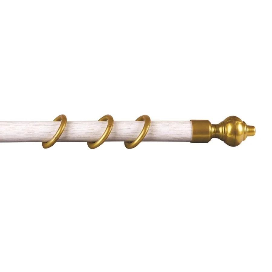 фото Карниз кантри + у-шина 3,0 белое золото legrand classic