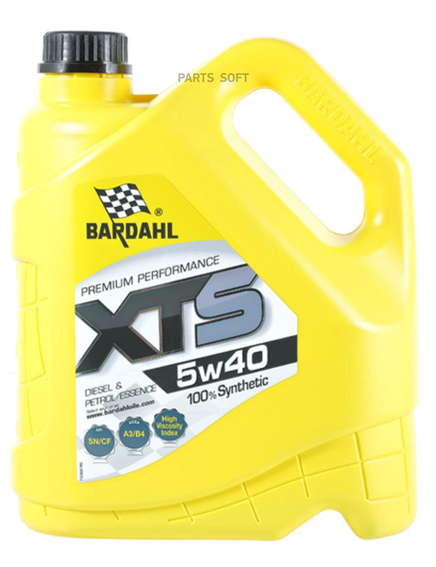 

Моторное масло BARDAHL XTS A3/B4, API SN/CF синтетическое 5W40 4л