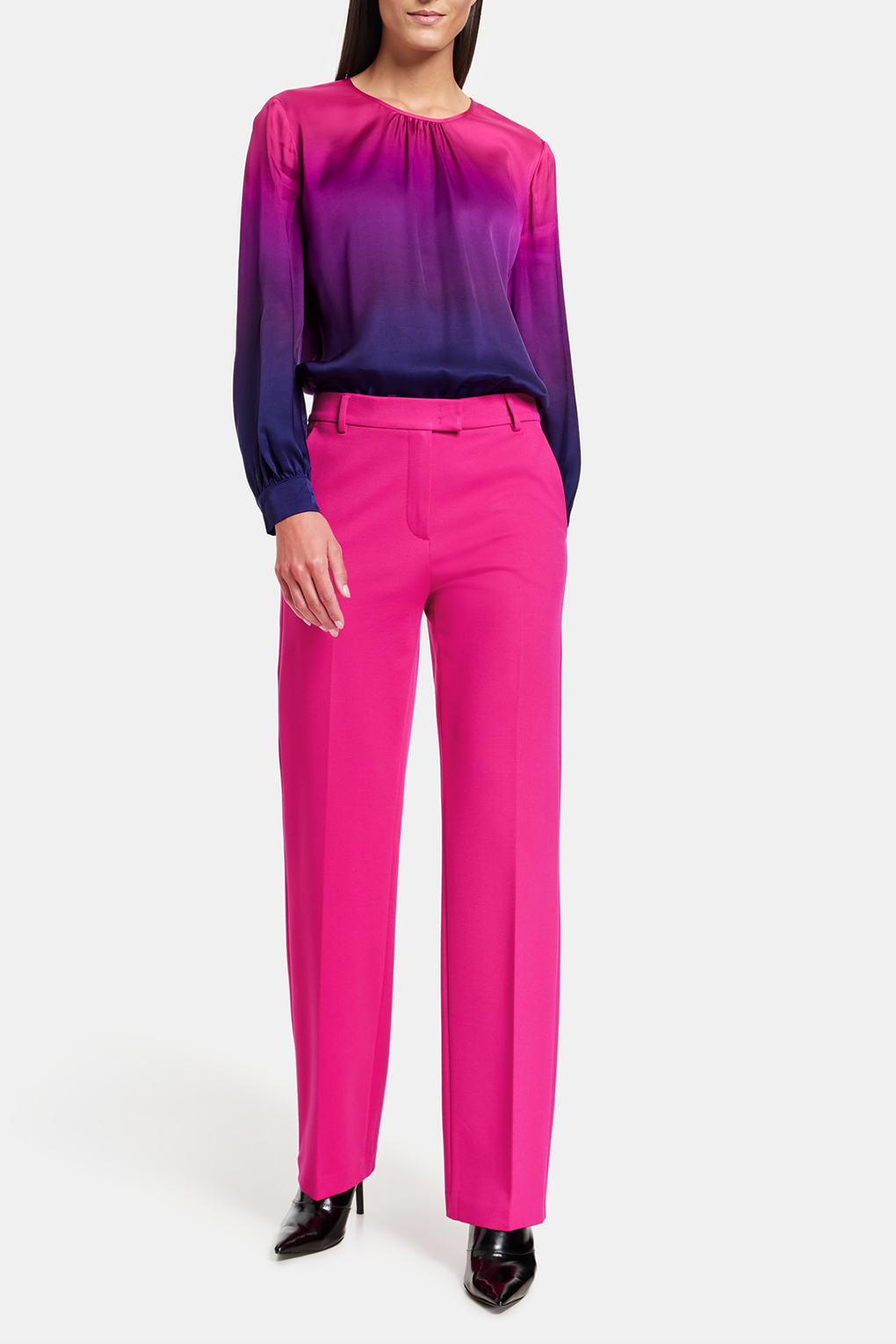 

Брюки женские Gerry Weber 220038-31238 розовые 38, Розовый, 220038-31238