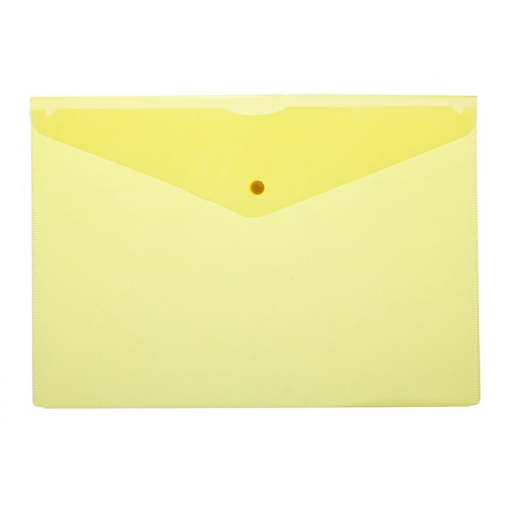 Папка-конверт Каждый день А4 с кнопкой цвета в ассортименте
