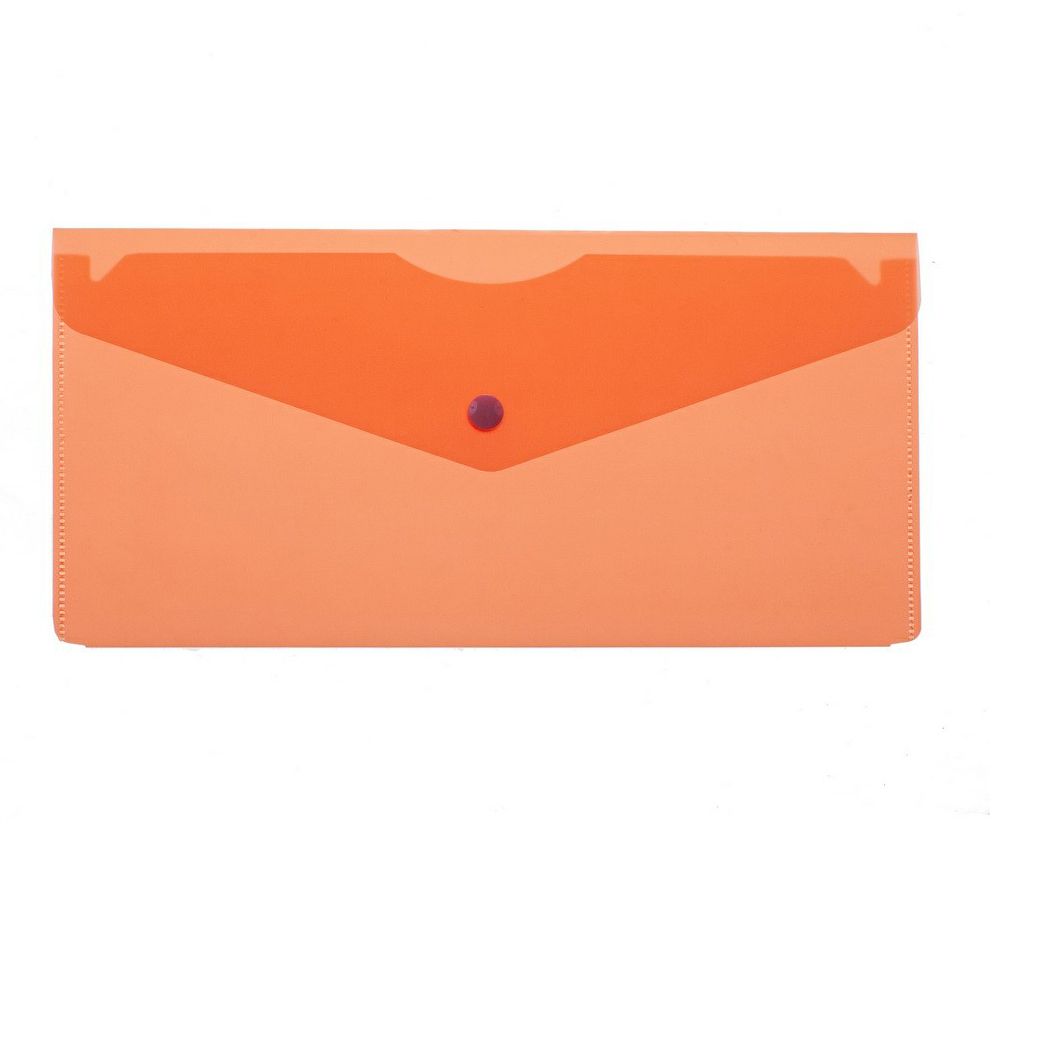 Папка-конверт Каждый день А6 с кнопкой цвета в ассортименте