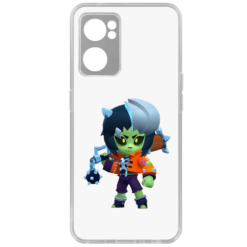 

Чехол-накладка Brawl Stars-ЗомБиби для Oppo Reno7 5G, Прозрачный