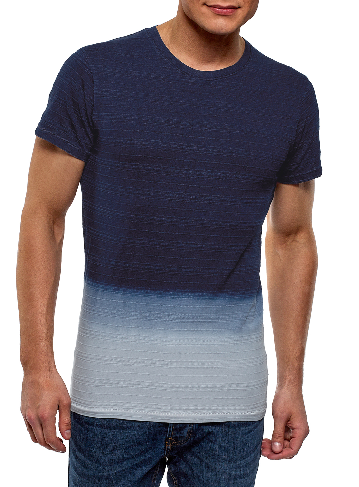 Футболка мужская oodji 5L611428M синяя XS