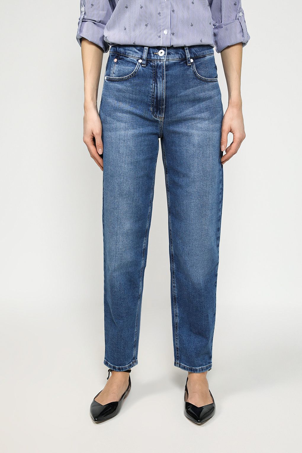 

Джинсы женские Gerry Weber 222018-66811 синие 38R, Синий, 222018-66811