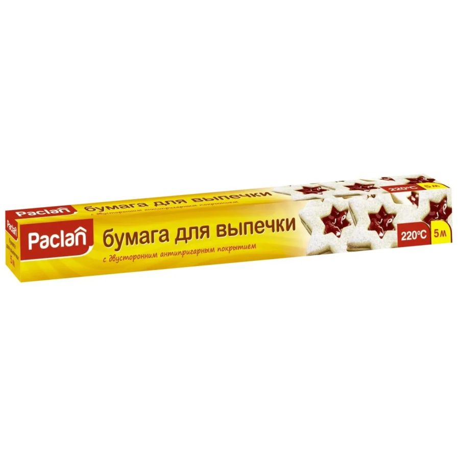 Бумага для выпечки Paclan 5 м х 38 см в коробке 309₽