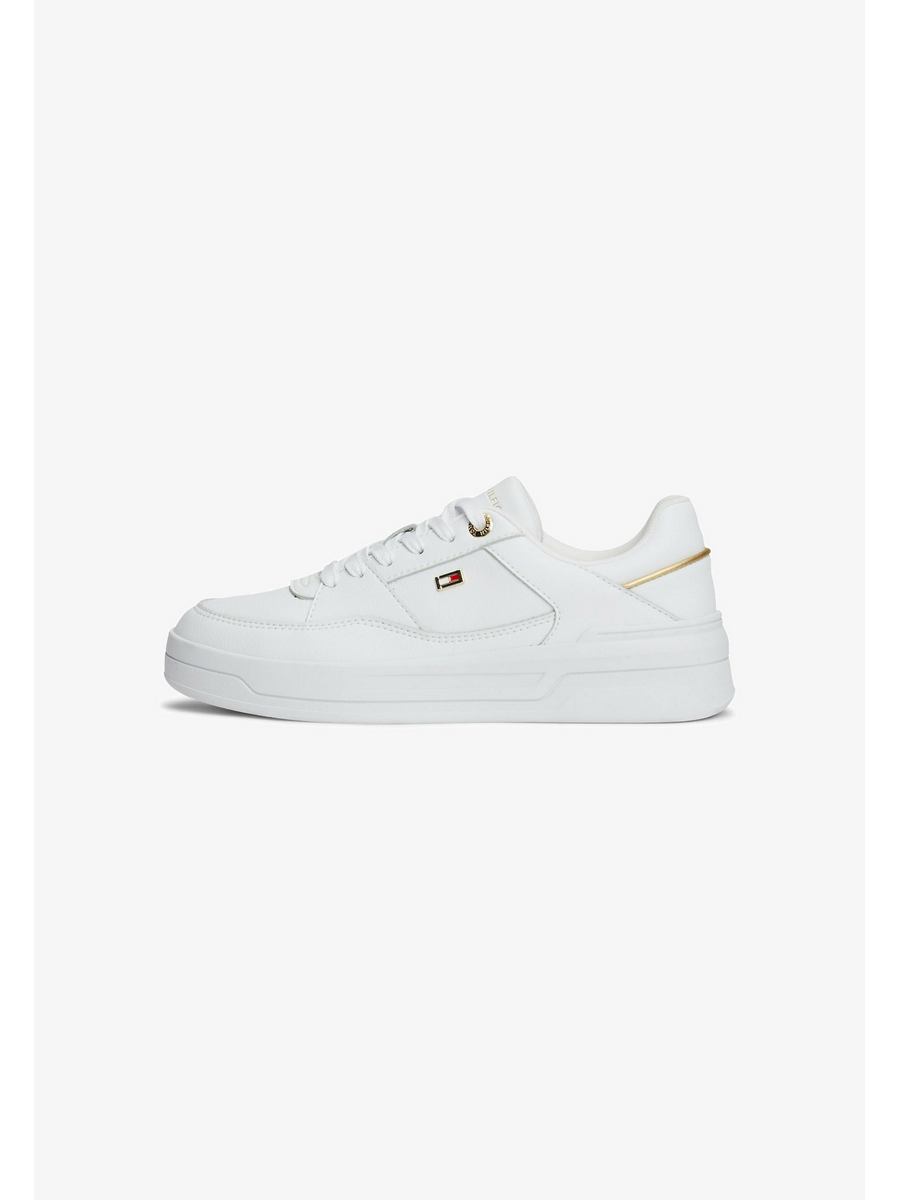 

Кеды женские TOMMY HILFIGER TO111A1A4 белые 38 EU, Белый, TO111A1A4