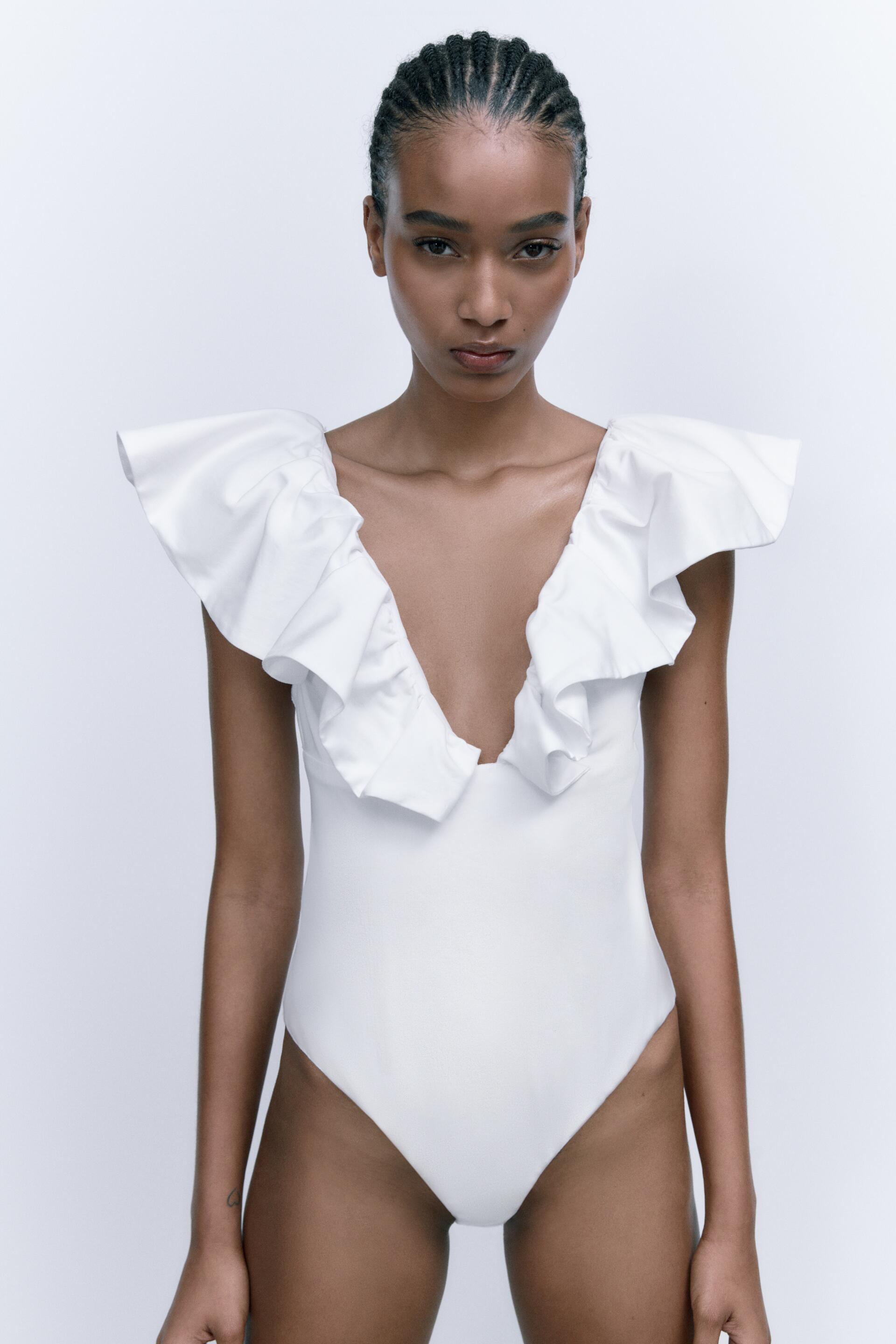 

Боди женское ZARA 03067101 белое S, 03067101