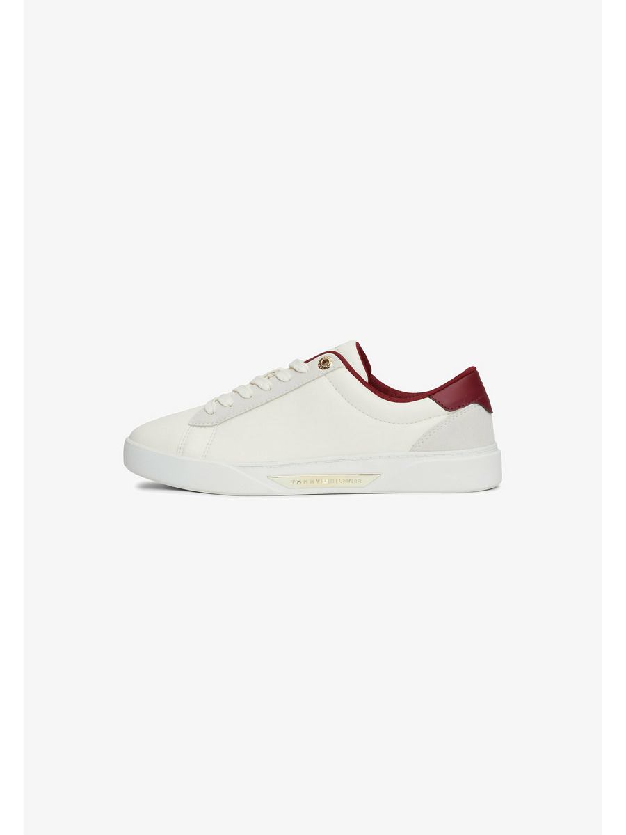 

Кеды женские TOMMY HILFIGER TO111A1A8 белые 36 EU, Белый, TO111A1A8
