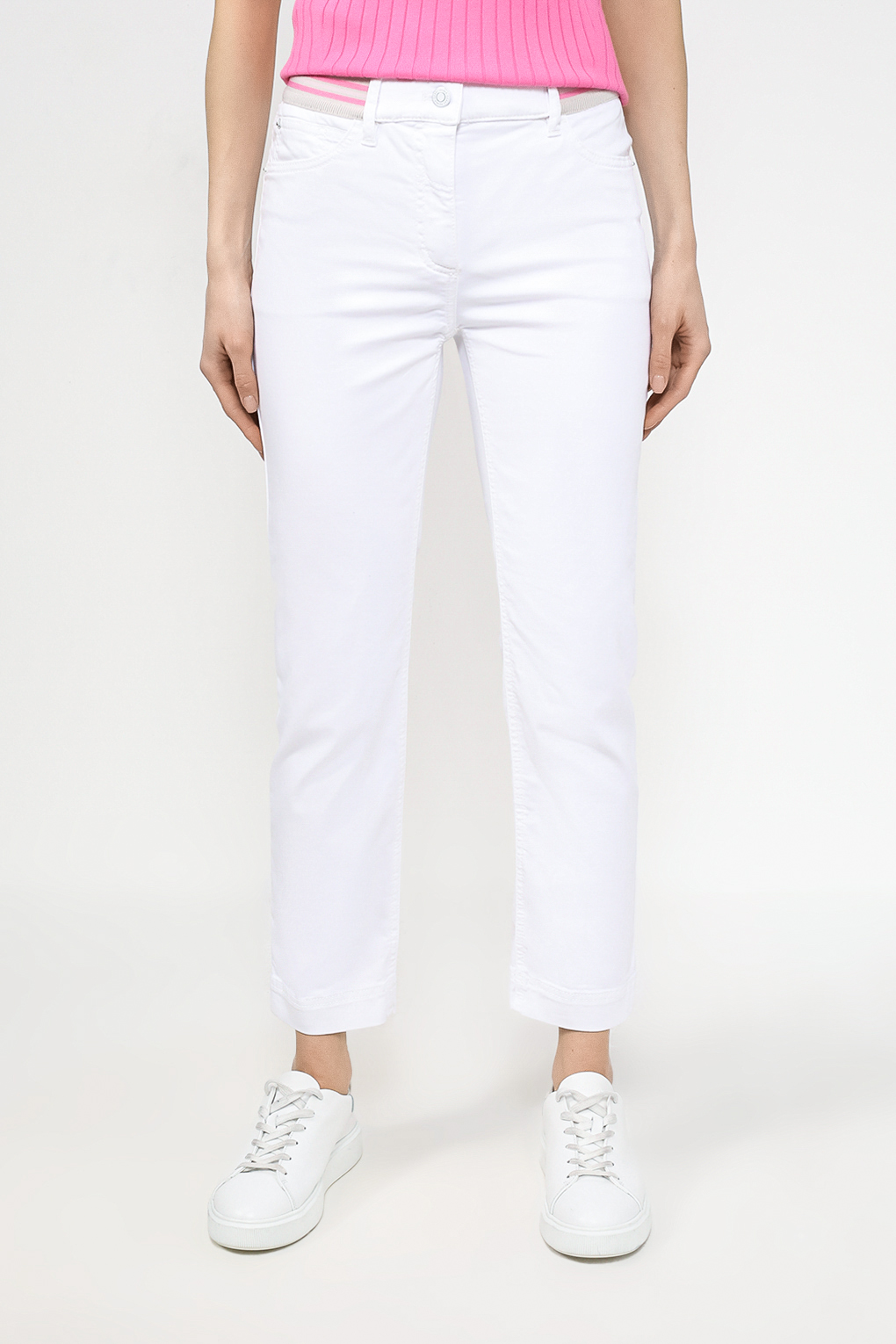 

Джинсы женские Gerry Weber 222028-66891 белые 42R, Белый, 222028-66891