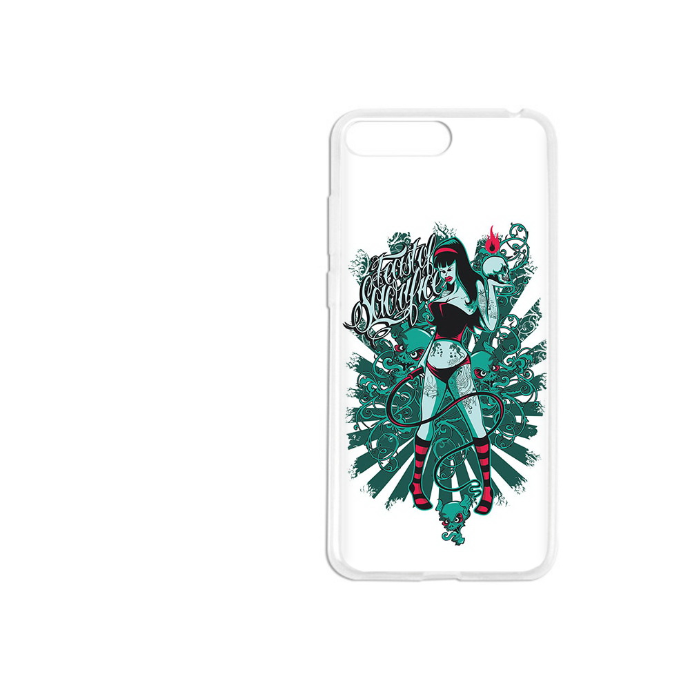 

Чехол MyPads Tocco для Honor 6 Plus нарисованная девушка в татуировках (PT11207.67.499), Прозрачный, Tocco