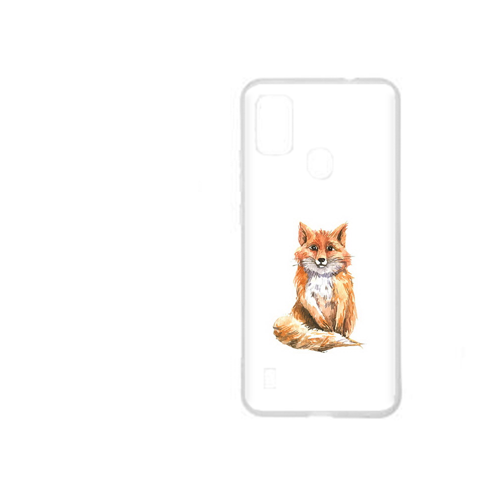 Чехол MyPads Tocco для ZTE Blade A51 детская лиса (PT160198.458.320)