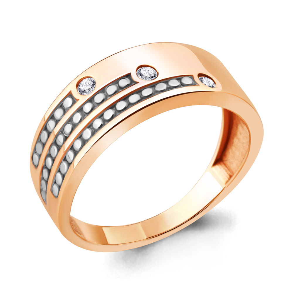 

Кольцо из серебра с фианитом р. 18,5 Aquamarine 68754А_925_з, 68754А_925_з