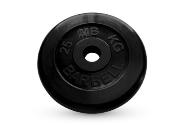 

Диск для штанги MB Barbell Стандарт 25 кг, 51 мм черный, Стандарт