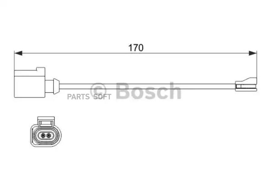 BOSCH 1987474512 Датчик износа тормозных колодок