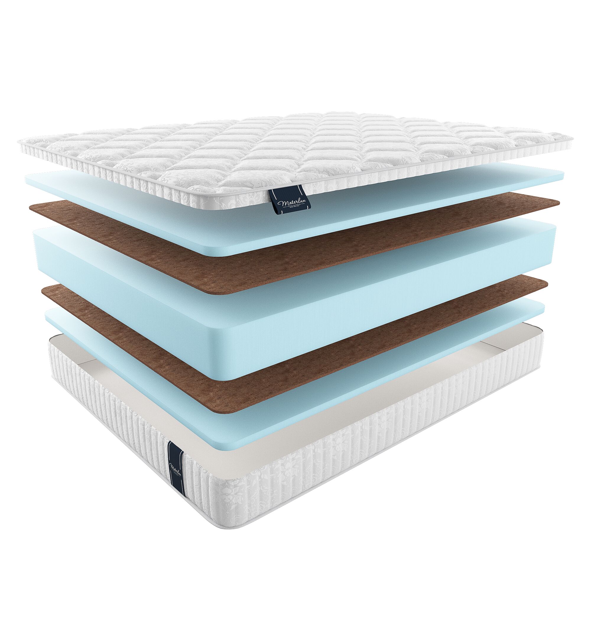 

Матрас Materlux Voyage Sempre 165х210, Бежевый;белый;серый;серебристый, Sempre