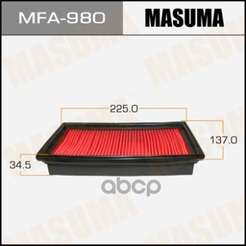 

Фильтр Воздушный Masuma Mfa-980 Masuma арт. MFA-980