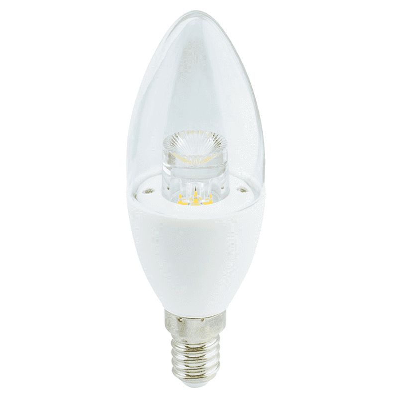фото Лампа светодиодная ecola candle led premium 7,0w 220v e14 4000k 109x37, c4qv70elc